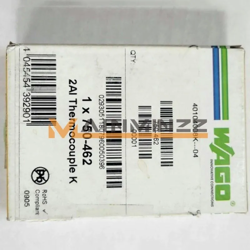 Модуль ввода-вывода WAGO 750-462 2-Channel Thermocouple Analog Input Module 24V