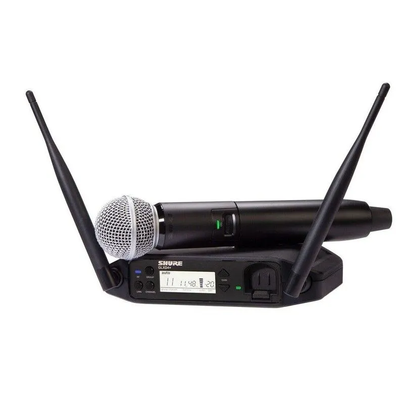 Микрофон Shure GLXD24+/SM58-Z3 Dual-Band Wireless Vocal System with SM58 Microph — фото лота 1