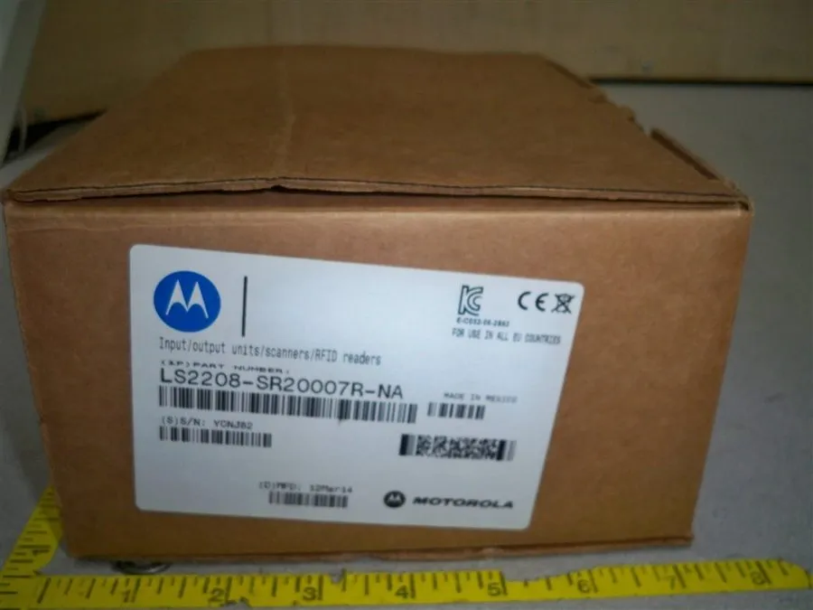 Сканер штрих-кода Motorola Zebra Symbol LS2208 Laser Barcode Scanner LS2208-SR20