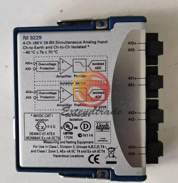 Модуль ввода-вывода National Instruments NI 9229 Analog Input Module NI-9229 779