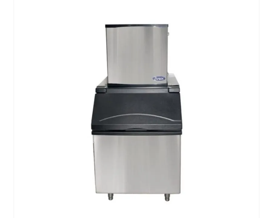 Льдогенератор Atosa YR450-AP-161 800 Lb. Commercial Ice Maker Machine Ice Bin — фото лота 1