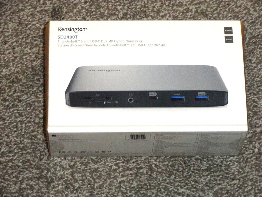 Док-станция Kensington SD2480T Thunderbolt 3 and USB-C Dual 4K Docking Station