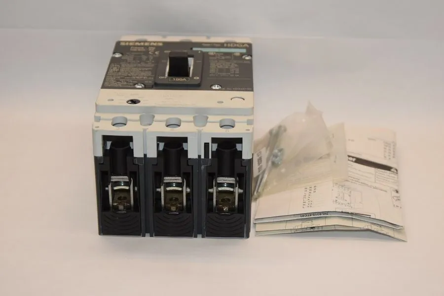 Автоматический выключатель SIEMENS HDX3B100 CIRCUIT BREAKER 600V 100 Amp 3P 100A