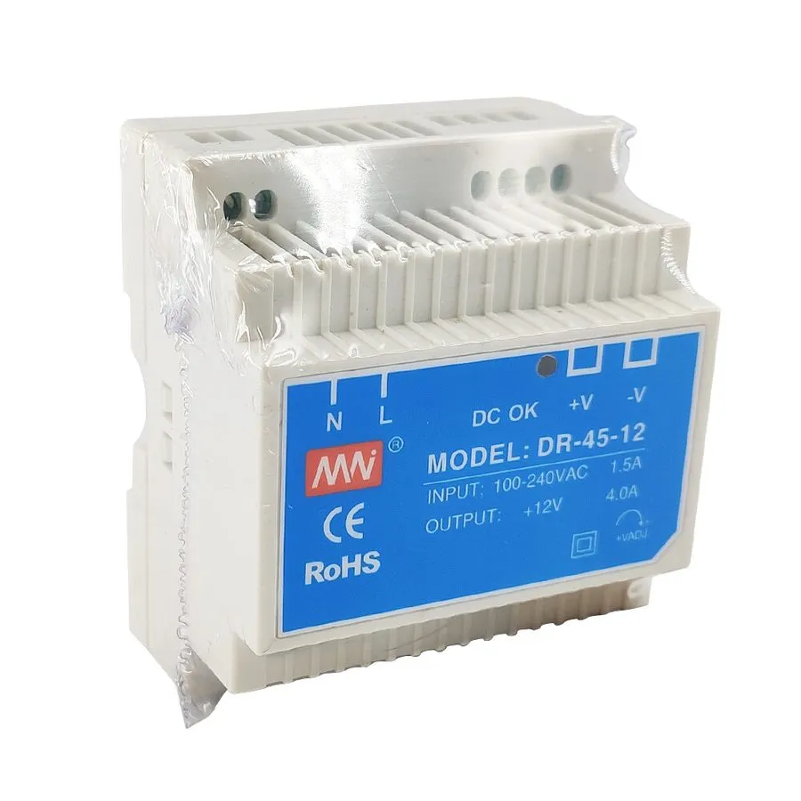 Блок питания 4A Industrial DIN Rail Power Supply,DR-45-12 12V 45W Single Output 
