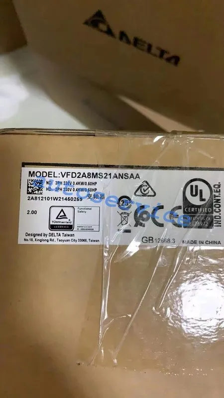 Частотный преобразователь VFD2A8MS21ANSAA Delta VFD inverter MS300 400w 0.4kw si