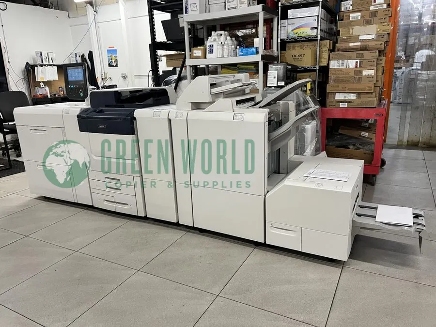 Буклетмейкер Xerox PrimeLink C9070 Color Printer 70 PPM Fiery, Booklet Maker Fin — фото лота 2