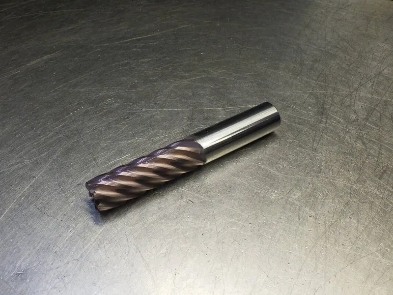 Режущий инструмент Kyocera / SGS 12mm 7 Flute Carbide Cr Endmill Shank 1mm R 744