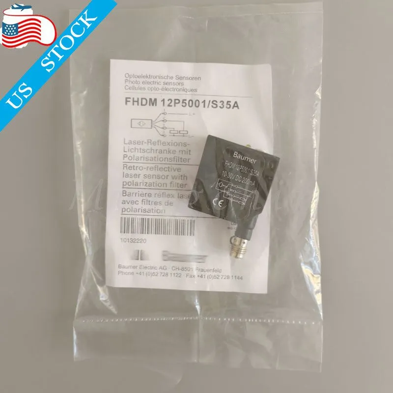 Фотоэлектрический датчик Baumer FHDM 12P5001/S35A Photoelectric Sensor PNP, 15-3
