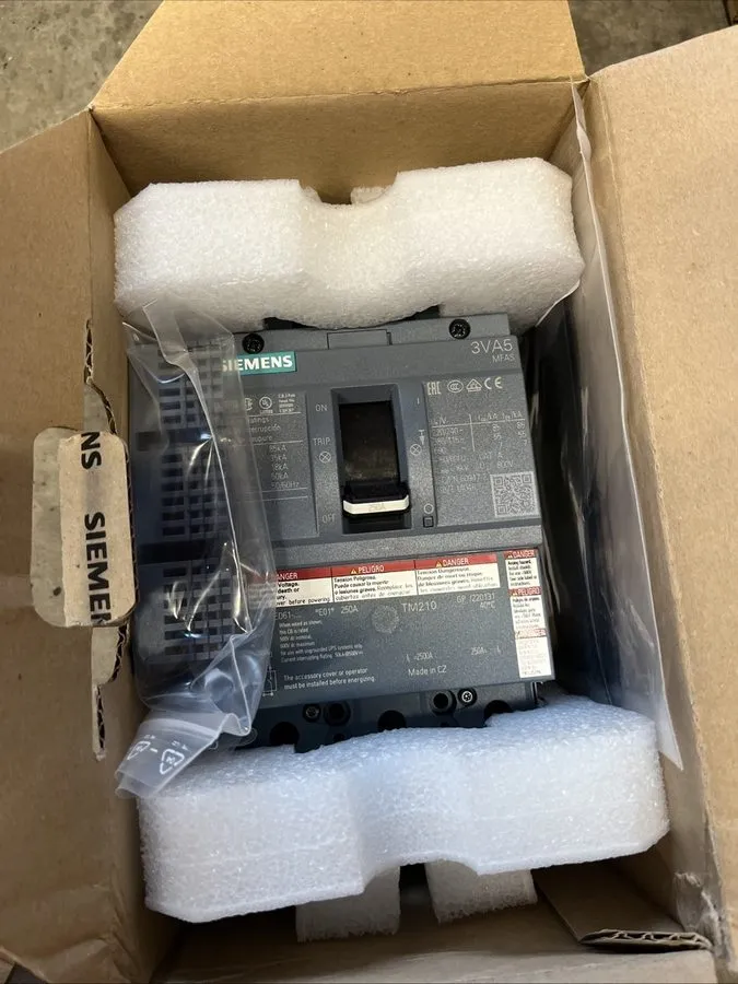 Автоматический выключатель Siemens 3VA5225-5ED61-0AA0 250A 600V Circuit breaker