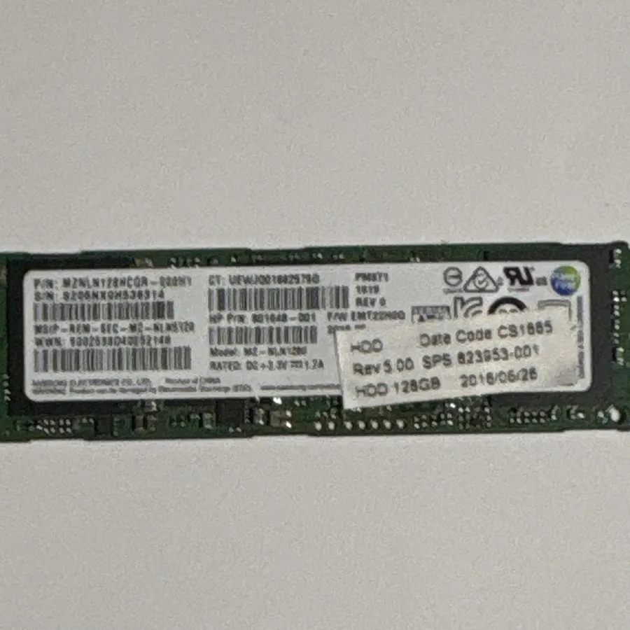 SSD-накопитель Samsung PM871 128GB M.2 SATA III Internal SSD MZ-NLN1280 Laptop/P