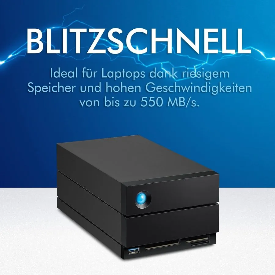 Жёсткий диск Seagate LaCie 2big Dock 20TB External HDD DAS Storage System STLG20 — фото лота 1