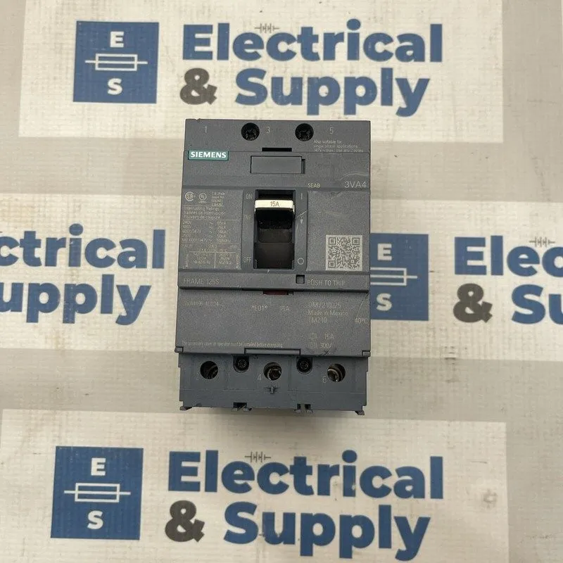Автоматический выключатель SIemens 3VA4195-4ED34-0AA0 15A 480v 25kA 3P Bolt-on C