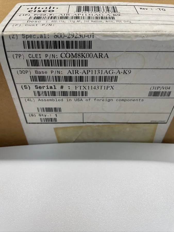 Точка доступа Wi-Fi Cisco Systems AIR-AP1131AG-A-K9 1130AG Series Access Point
