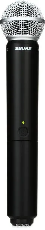 Микрофон Shure BLX24/SM58 Wireless System with SM58 Handheld Vocal Microphone — фото лота 2