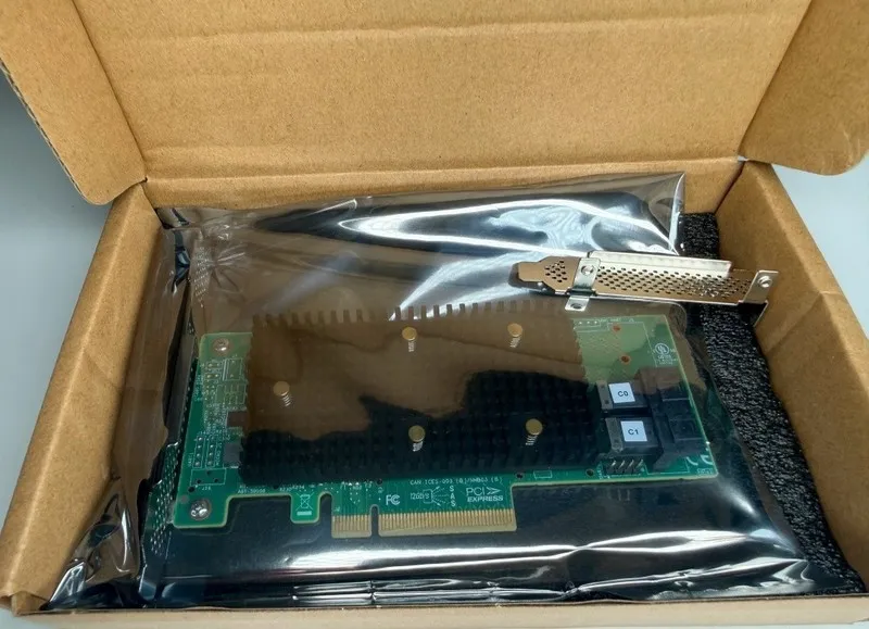 SSD-накопитель Avago/LSI 9400-8i SATA/SAS HBA 12 Gbps PCIe Support NVME HDD IT M