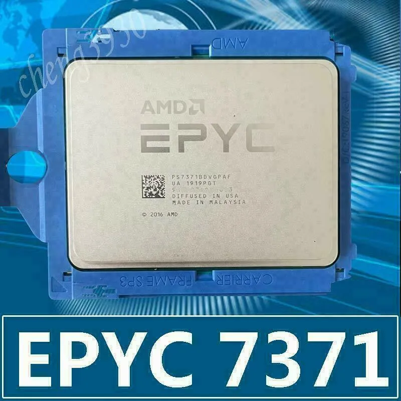 Сервер AMD EPYC 7371 3.1GHz 16Core 32Threads SP3 DDR4 Server CPU processor