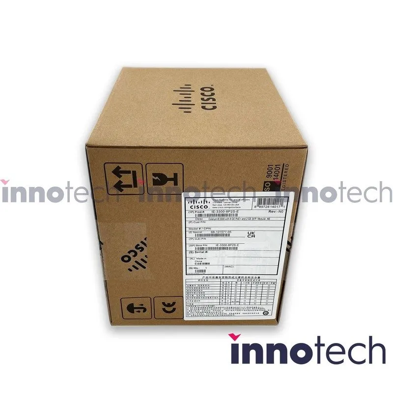 Коммутатор Cisco IE-3300-8P2S-E 10 Port Catalyst Switch