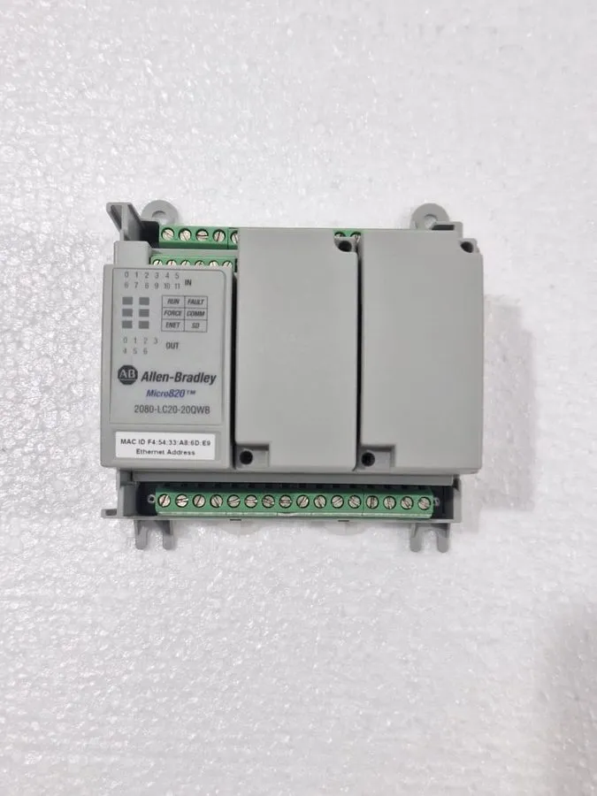 ПЛК ALLEN BRADLEY 2080-LC20-20QWB ETHERNET I/P CONTROLLER OKAY