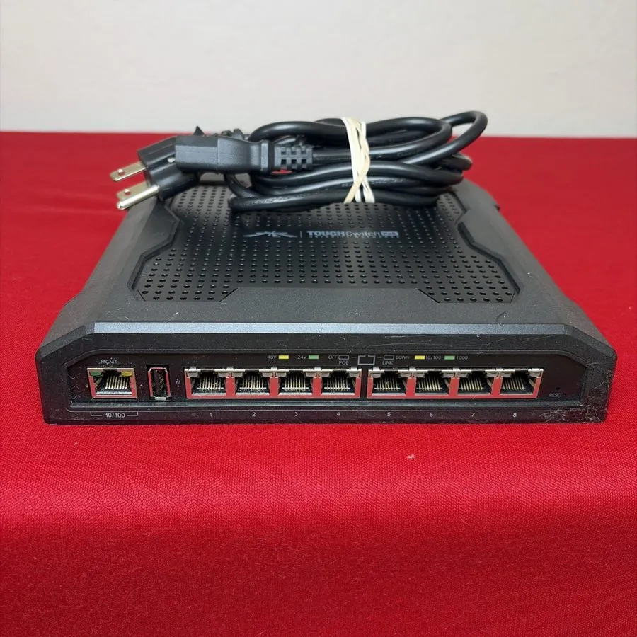 Коммутатор Ubiquiti TS-8-PRO ToughSwitch Pro 8-Port Gigabit PoE Switch 150W Mana