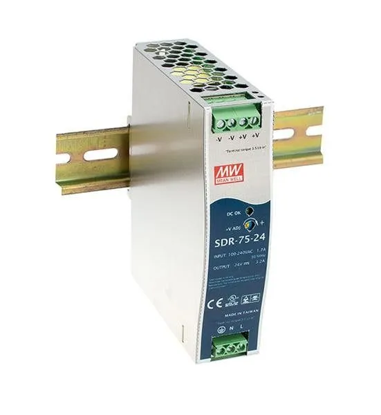 Блок питания Mean Well SDR-75-12 75W 12V DC Industrial DIN Rail Power Supply
