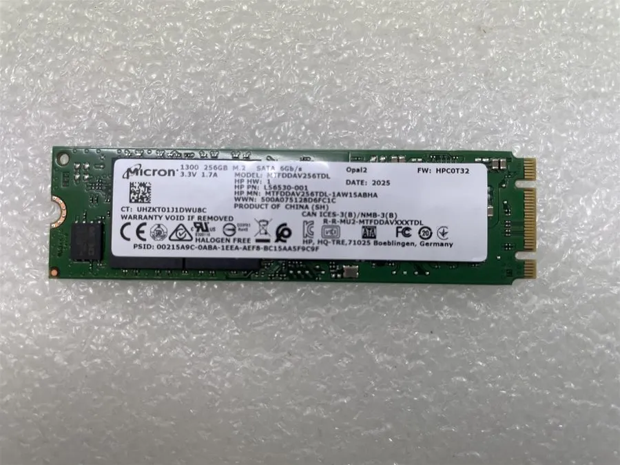 SSD-накопитель Micron 1300 256GB M.2 2280 SATA SSD MTFDDAV256TDL HP Internal Dri