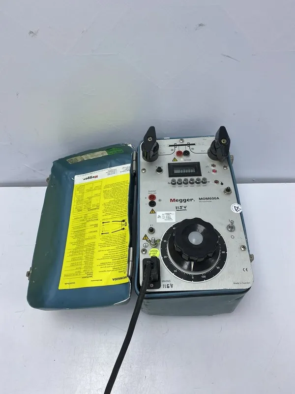 Тестер MEGGER MOM600A Microohmmeter Programma (Calibration 8-25 To 8-26)