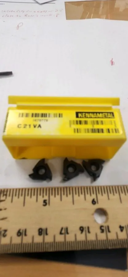 Режущий инструмент Kennametal LT-16ER 24UN KC 5025 Carbide Threading Insert . EX — фото лота 2