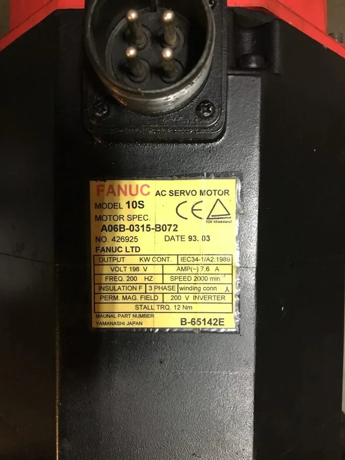 Серводвигатель FANUC / A06B-0315-B072 / AC SERVO MOTOR