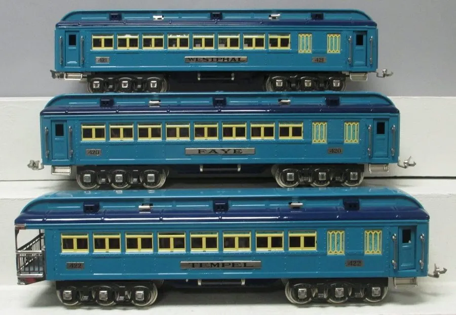 Измерительный инструмент MTH 11-40040 Std.Gauge Two Tone Blue Comet Nickel Trim 