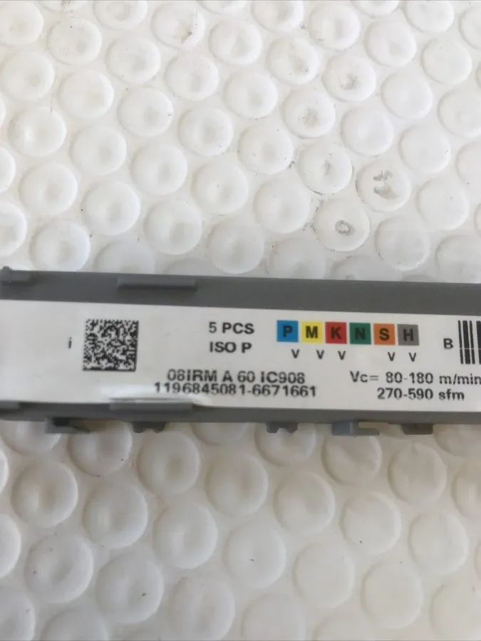 Режущий инструмент ISCAR 16ERM 11 W IC908 EXTERNAL WHITWORTH THREADING INSERT — фото лота 1