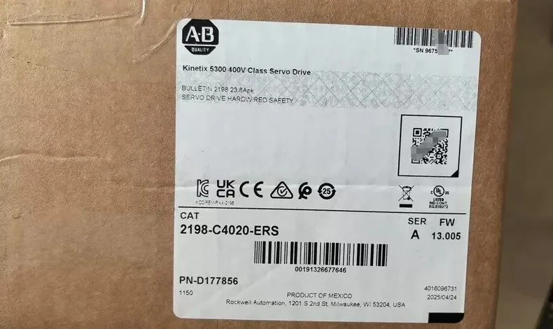 Сервопривод 2198-C4020-ERS Allen Bradley Kinetix 5300 400V Class Servo Drive