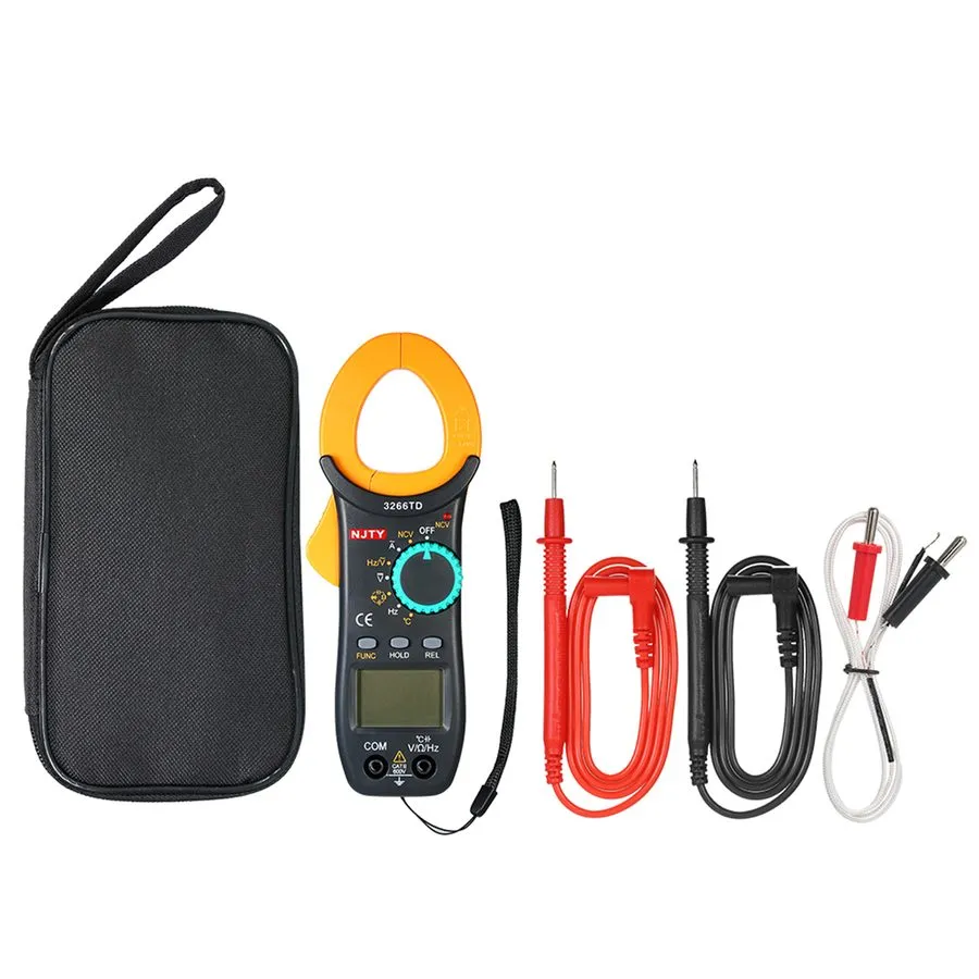 Тестер 3266TD Digital Clamp Meter AC/DC NCV True RMS Capacitance Temp Tester