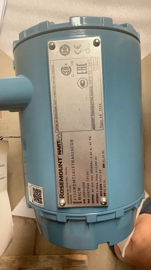 Расходомер 1PS Rosemount 8750WDMT1A1FTHD015CHGM4CM Electromagnetic Flowmeter