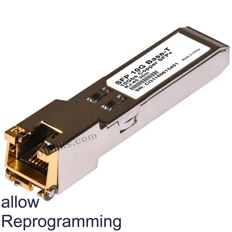 Трансивер Fully Compatibility 10GBase-T Transceiver SFP-10G-T 10G SFP Copper to  — фото лота 1