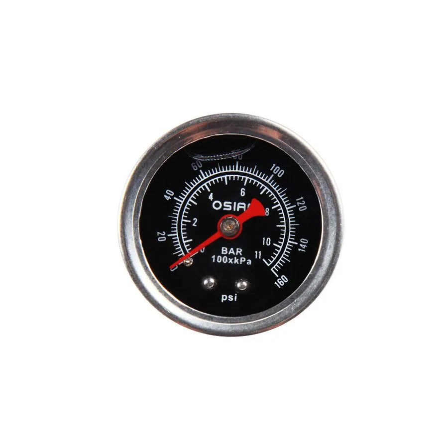 Фитинг Fuel Pressure RegulatorAluminum Adjustable Autos160PSI Gauge AN 6 Fitting — фото лота 2