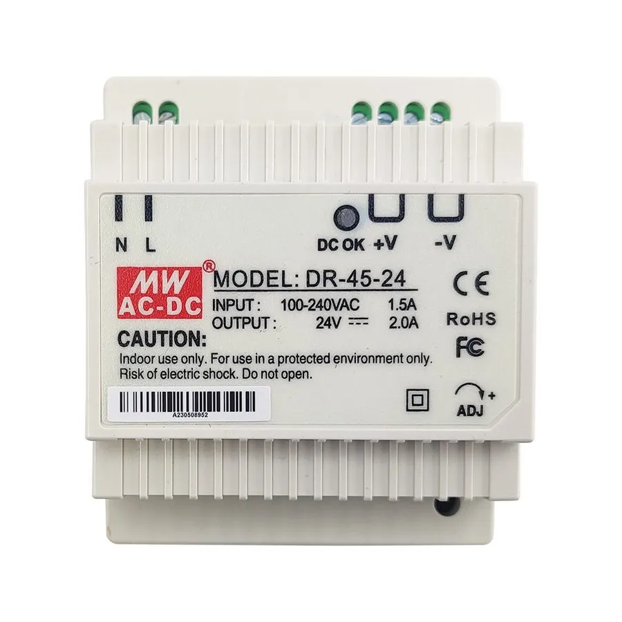 Блок питания Industrial DIN Rail Switching Power Supply DR-45-24V 45W Single Out