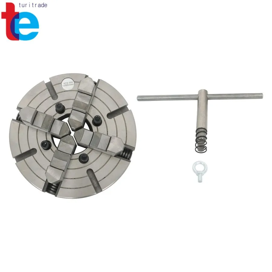 Режущий инструмент K72-300 4-Jaw Lathe Chuck 12 Inch Self Centering Independent — фото лота 2