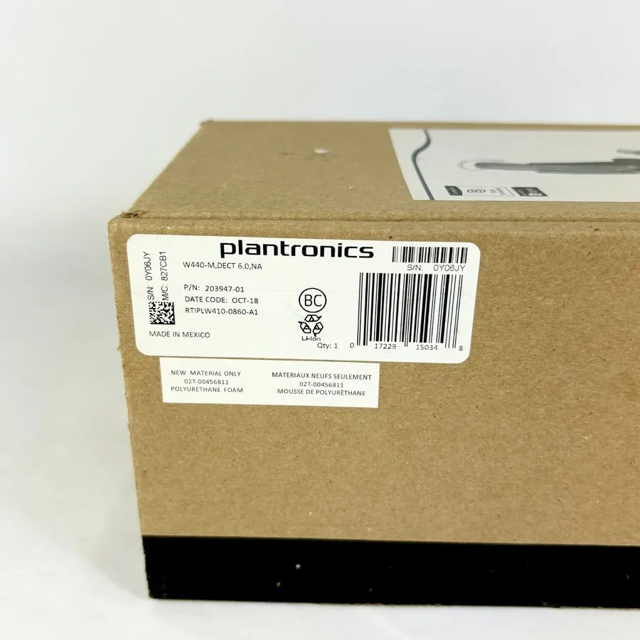 VoIP-шлюз Plantronics Headset 203946-01 Savi W440 Wireless DECT 6.0