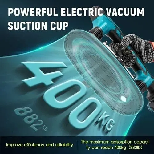 Вакуумная присоска Tile Vibration Tool 283mm Suction Cup 882lbs/400kg, Handheld  — фото лота 2