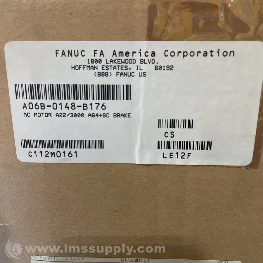 Серводвигатель Fanuc A06B-0148-B176 AC Servo Motor FNOB