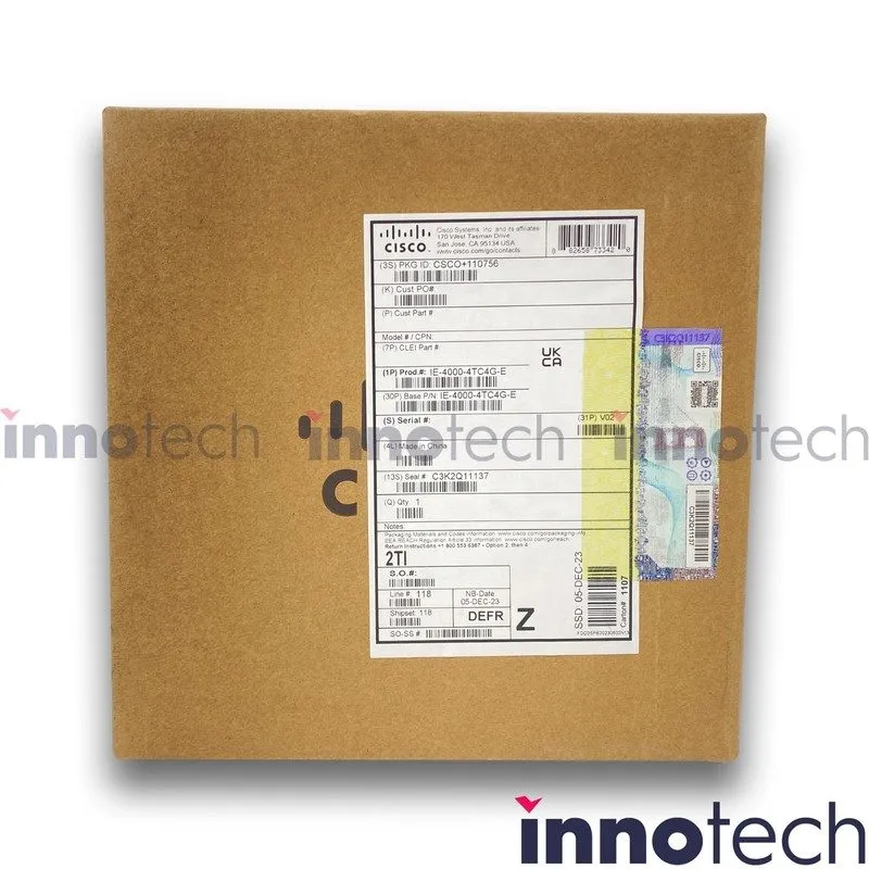 Коммутатор Cisco IE-4000-4TC4G-E 8 Ports Industrial Ethernet Switch