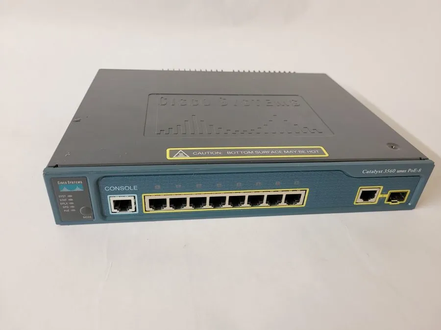 Коммутатор Cisco WS-C3560- -S 8-Port Fast Ethernet PoE Switch w/ Power Cord