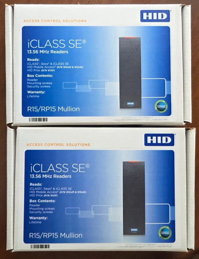 Оборудование видеонаблюдения HID 910NTNTEK00000 iCLASS SE R15 Mullion er