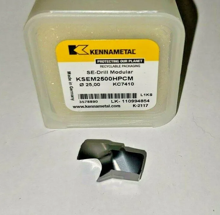 Режущий инструмент KENNAMETAL KTIP 1800 HPCM KC7410 Carbide Drill Insert