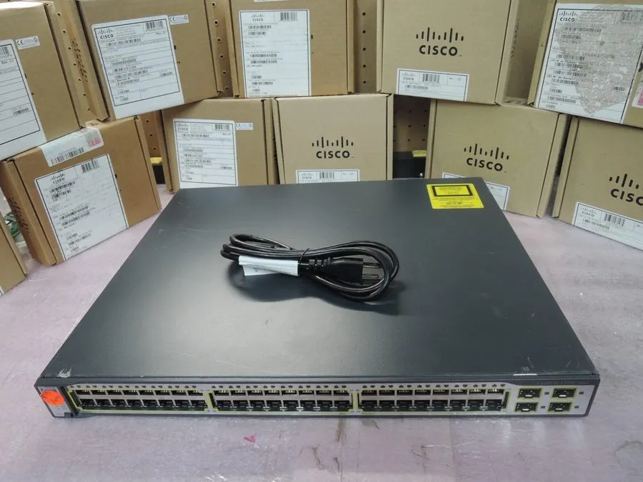 Коммутатор Cisco WS-C3560-48PS-E 3560 48 port POE switch. 90 Day's