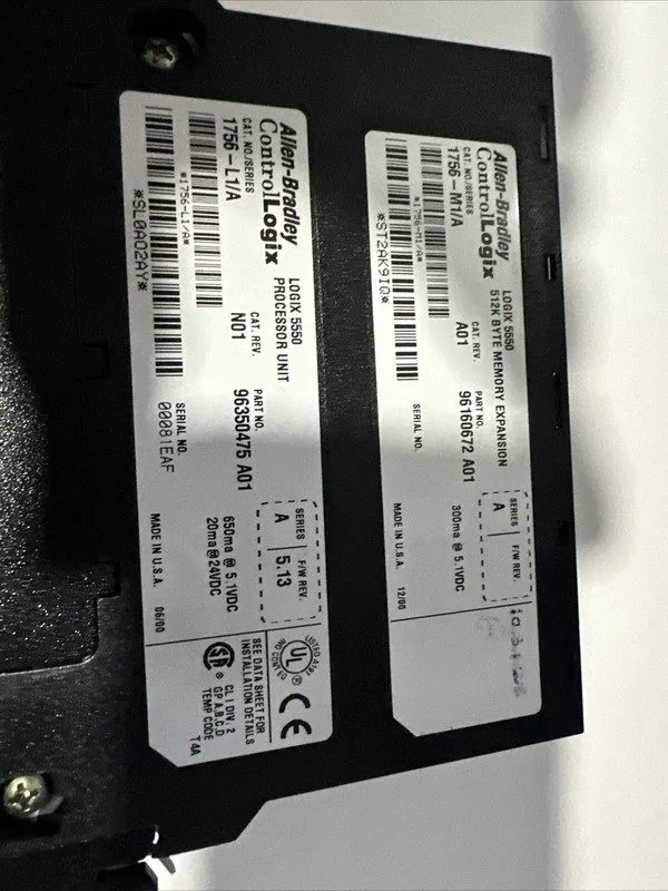 Привод Allen-Bradley ControlLogix 1756-M1/A Processor Unit (1756-L1/A)