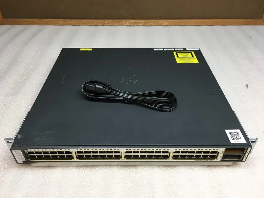 Коммутатор Cisco Catalyst 3750E WS-C3750E-48TD-S 48 Port Gigabit Switch 2 10Gb o