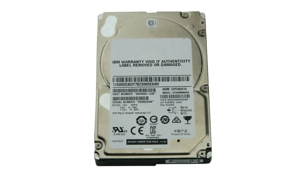 Жёсткий диск ST900MM0006 Seagate 9WH066 900GB 10K RPM 6Gb/s 2.5"SAS HDD Hard Dri