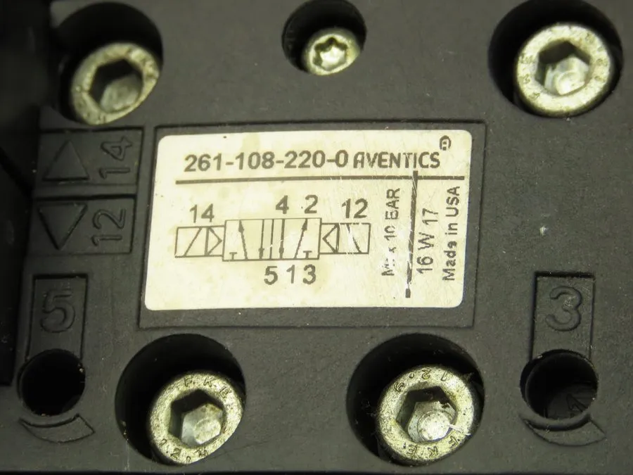 Магнитная мешалка Rexroth Aventics 6-Station Manifold Pneumatic Directional Sole