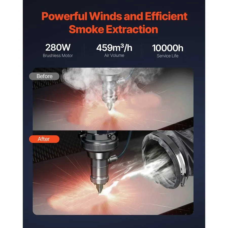 Дымоуловитель Uimoso 280W Solder Fume Extractor 4-Stage Filters & 10 Speeds 459m